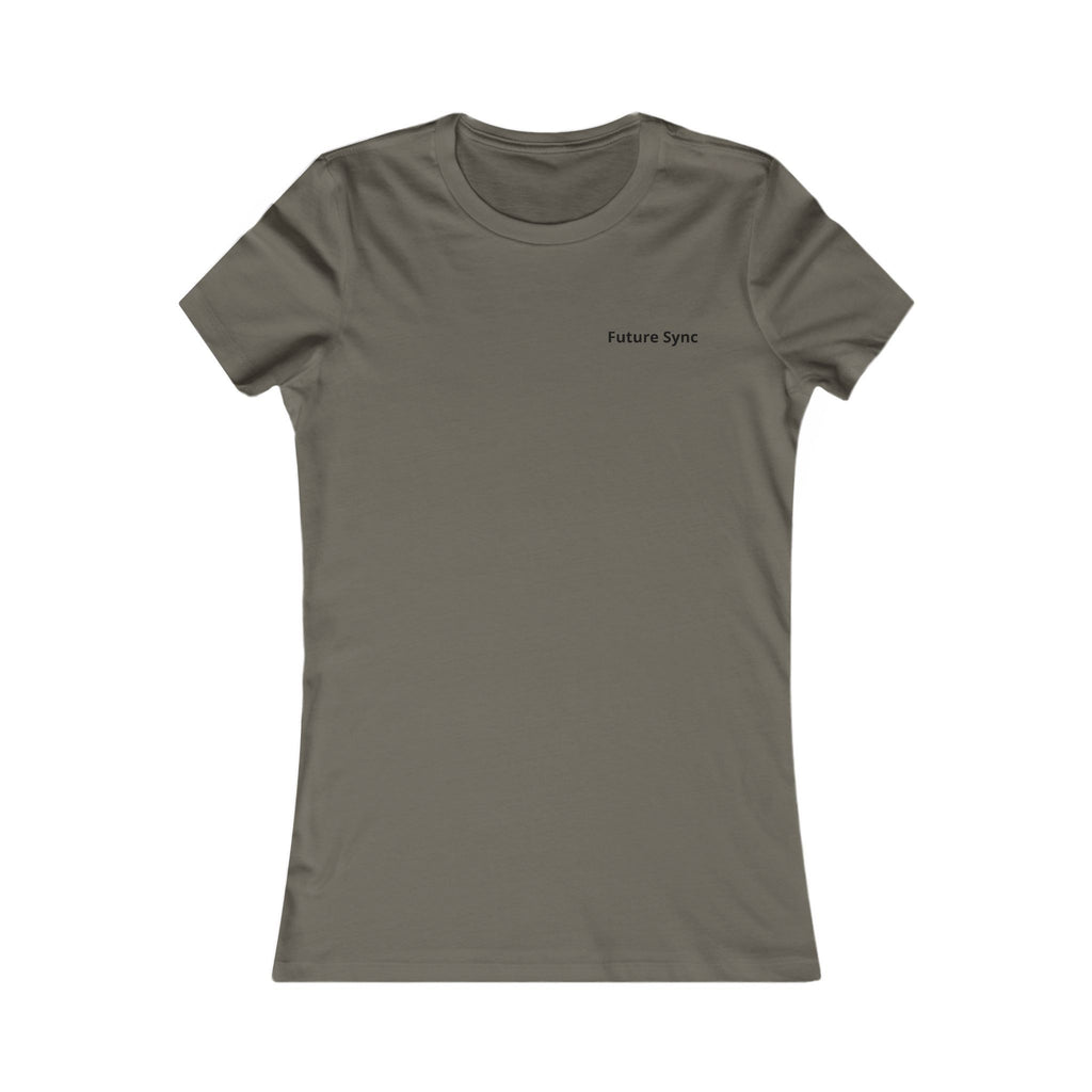 Future Sync Damen Signature Minimalistisches T-Shirt