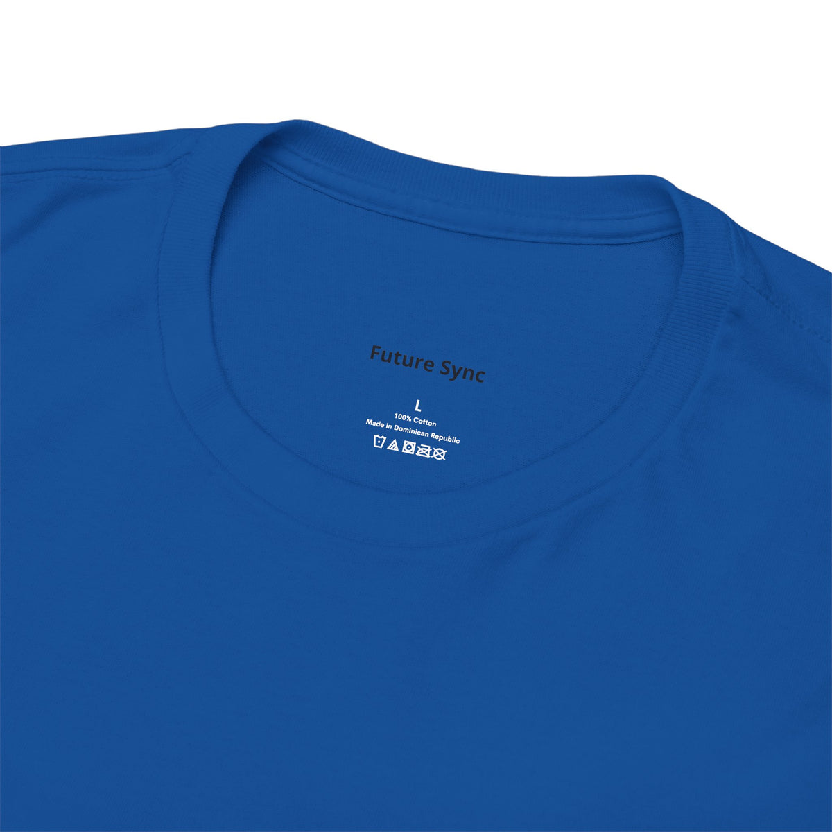 Camiseta de algodón grueso estándar Future Sync | Ropa urbana de estética minimalista