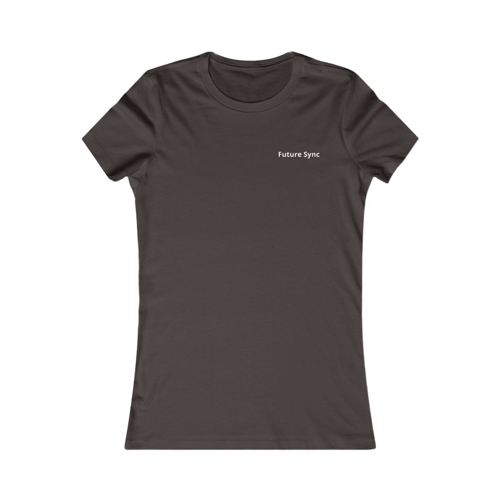 Future Sync Damen Signature Minimalistisches T-Shirt
