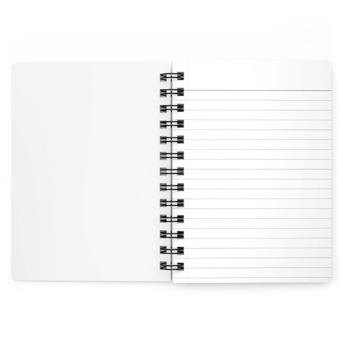 Inside view of Future Sync spiral notebook showing high quality 90gsm lined paper pages
